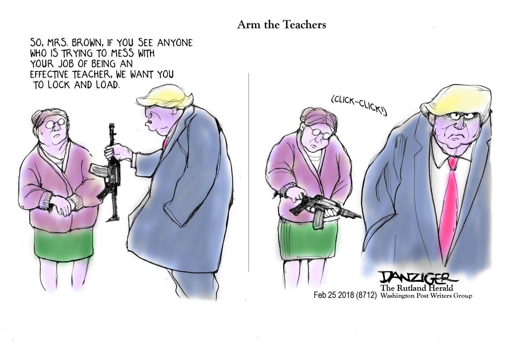 Jeff Danziger cartoon